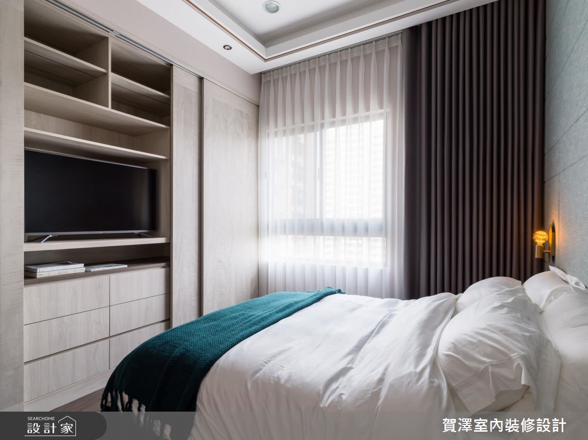 36坪新成屋(5年以下)＿混搭風臥室案例圖片＿賀澤室內設計＿賀澤_41之21