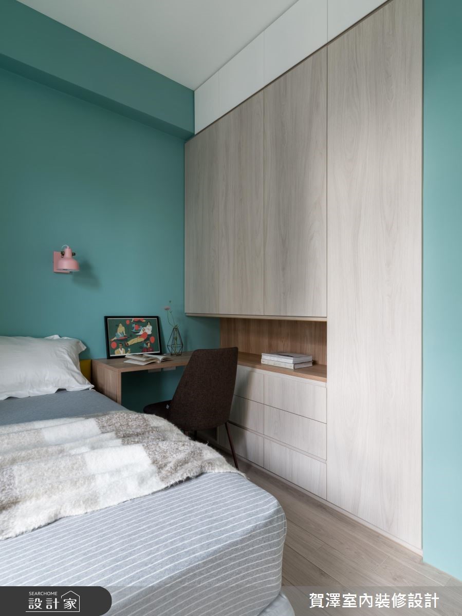 36坪新成屋(5年以下)＿混搭風臥室案例圖片＿賀澤室內設計＿賀澤_41之28