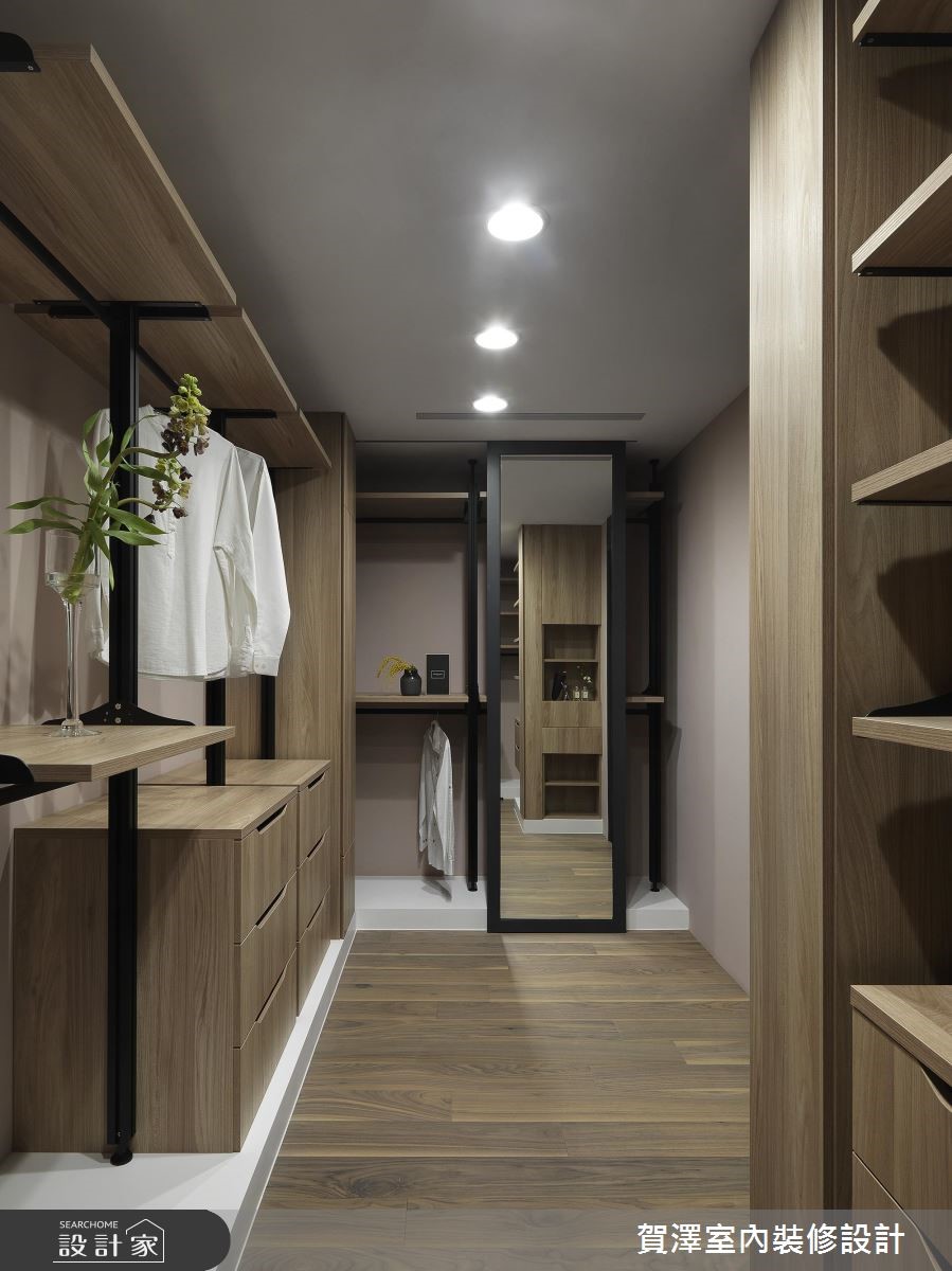 68坪新成屋(5年以下)＿美式風更衣間案例圖片＿賀澤室內設計＿賀澤_42之28
