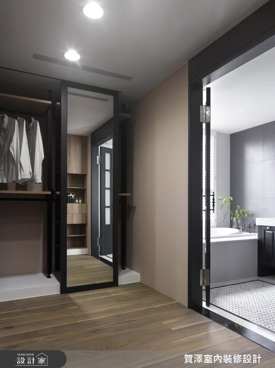 68坪新成屋(5年以下)＿美式風更衣間案例圖片＿賀澤室內設計＿賀澤_42之29