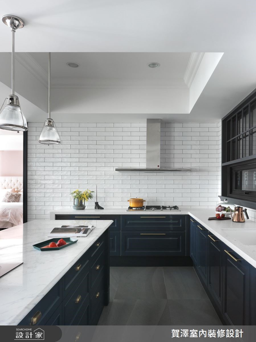 68坪新成屋(5年以下)＿美式風廚房案例圖片＿賀澤室內設計＿賀澤_42之17