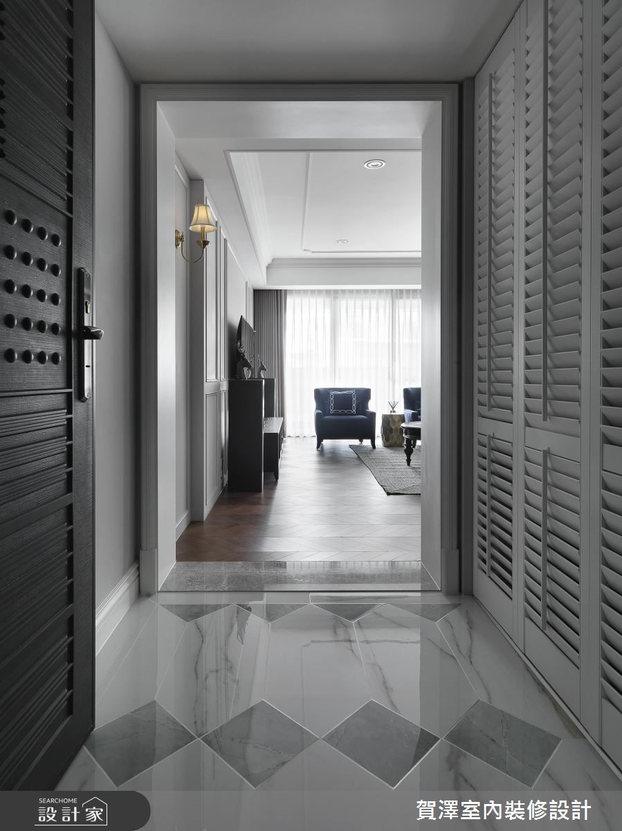 68坪新成屋(5年以下)＿美式風玄關案例圖片＿賀澤室內設計＿賀澤_42之1