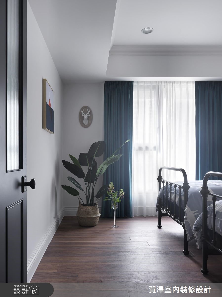 68坪新成屋(5年以下)＿美式風臥室案例圖片＿賀澤室內設計＿賀澤_42之25