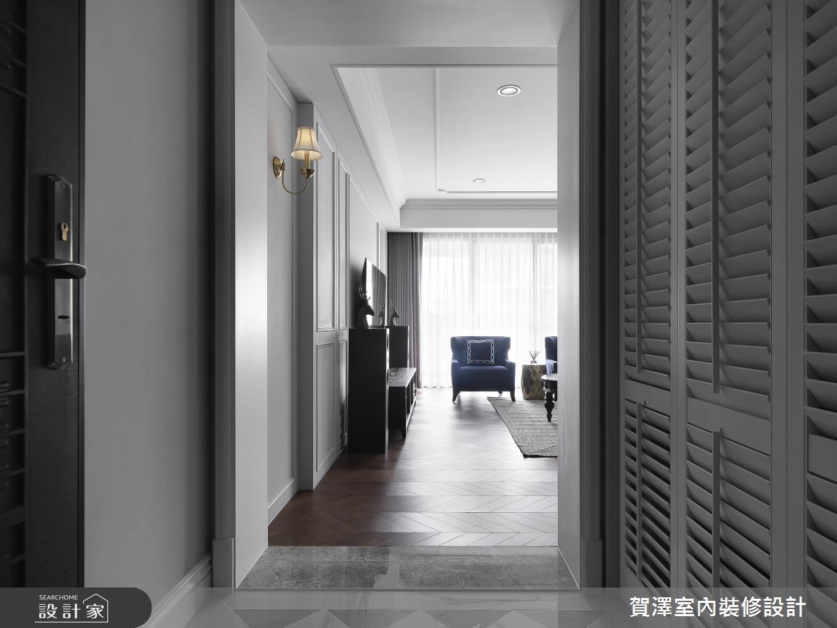68坪新成屋(5年以下)＿美式風玄關案例圖片＿賀澤室內設計＿賀澤_42之2