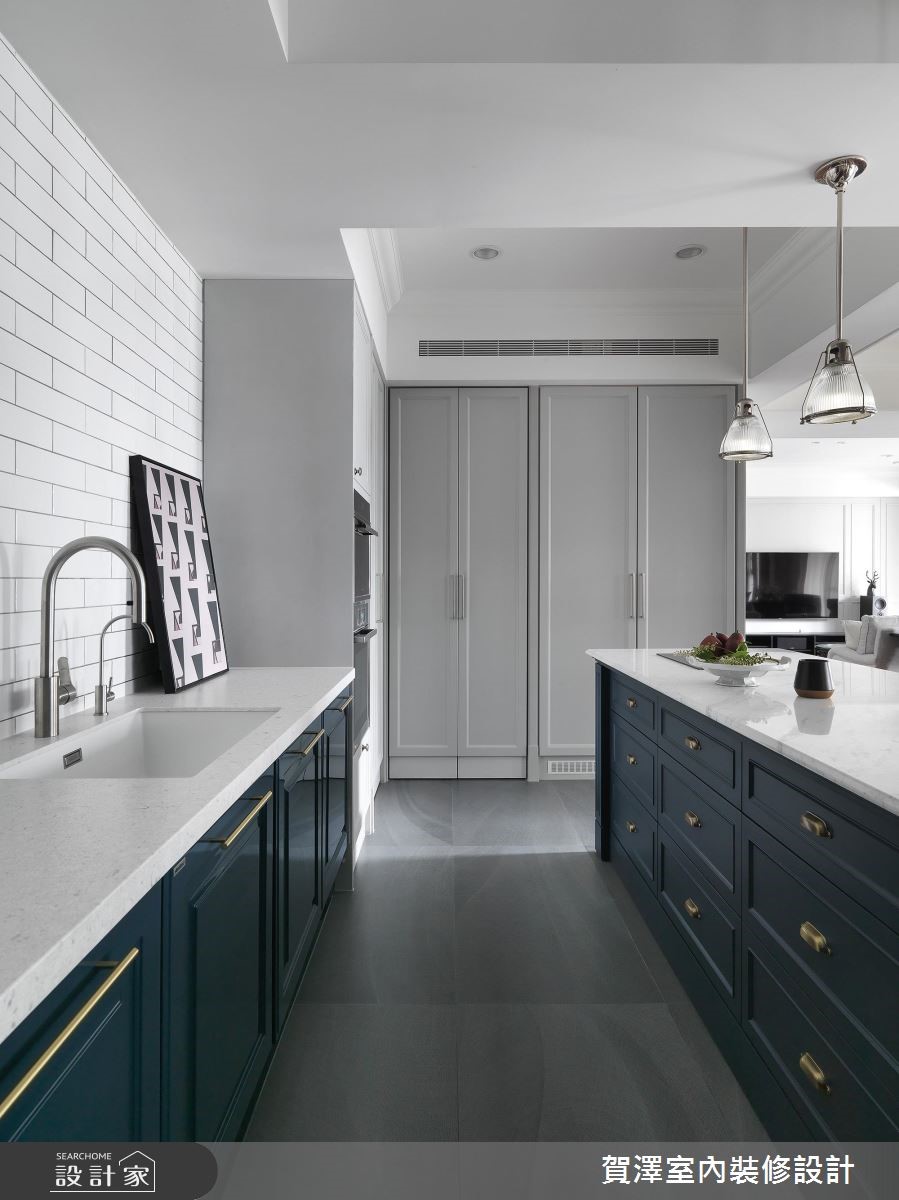 68坪新成屋(5年以下)＿美式風廚房案例圖片＿賀澤室內設計＿賀澤_42之18
