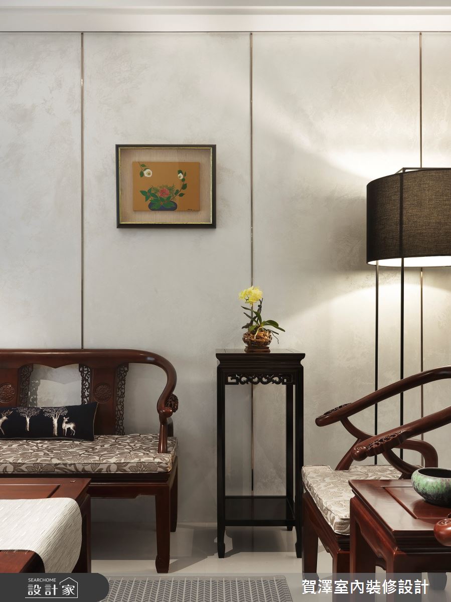 67坪新成屋(5年以下)＿新東方風客廳案例圖片＿賀澤室內設計＿賀澤_44之5