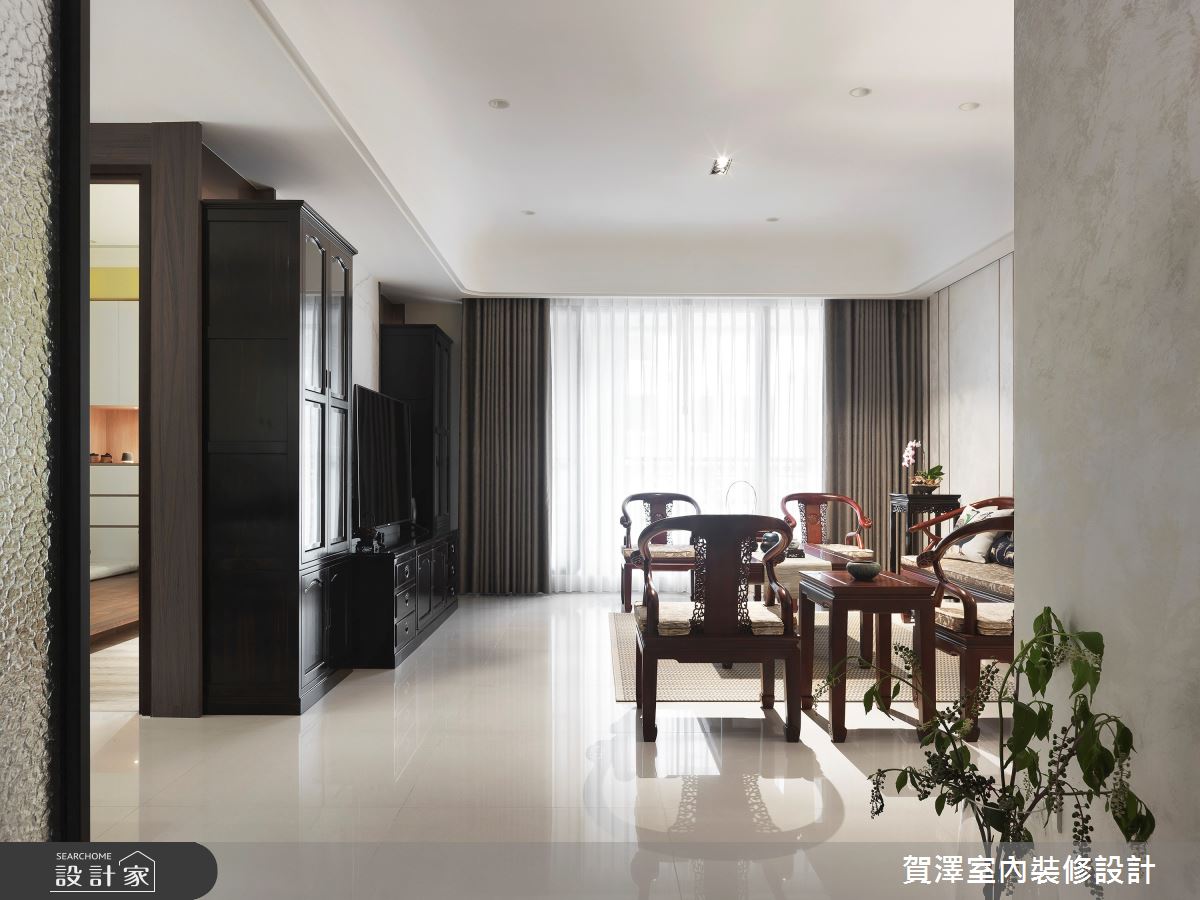 67坪新成屋(5年以下)＿新東方風客廳案例圖片＿賀澤室內設計＿賀澤_44之1