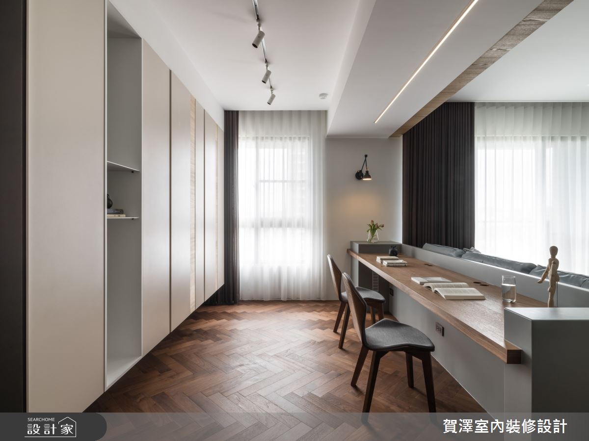 67坪新成屋(5年以下)＿混搭風書房案例圖片＿賀澤室內設計＿賀澤_45之16
