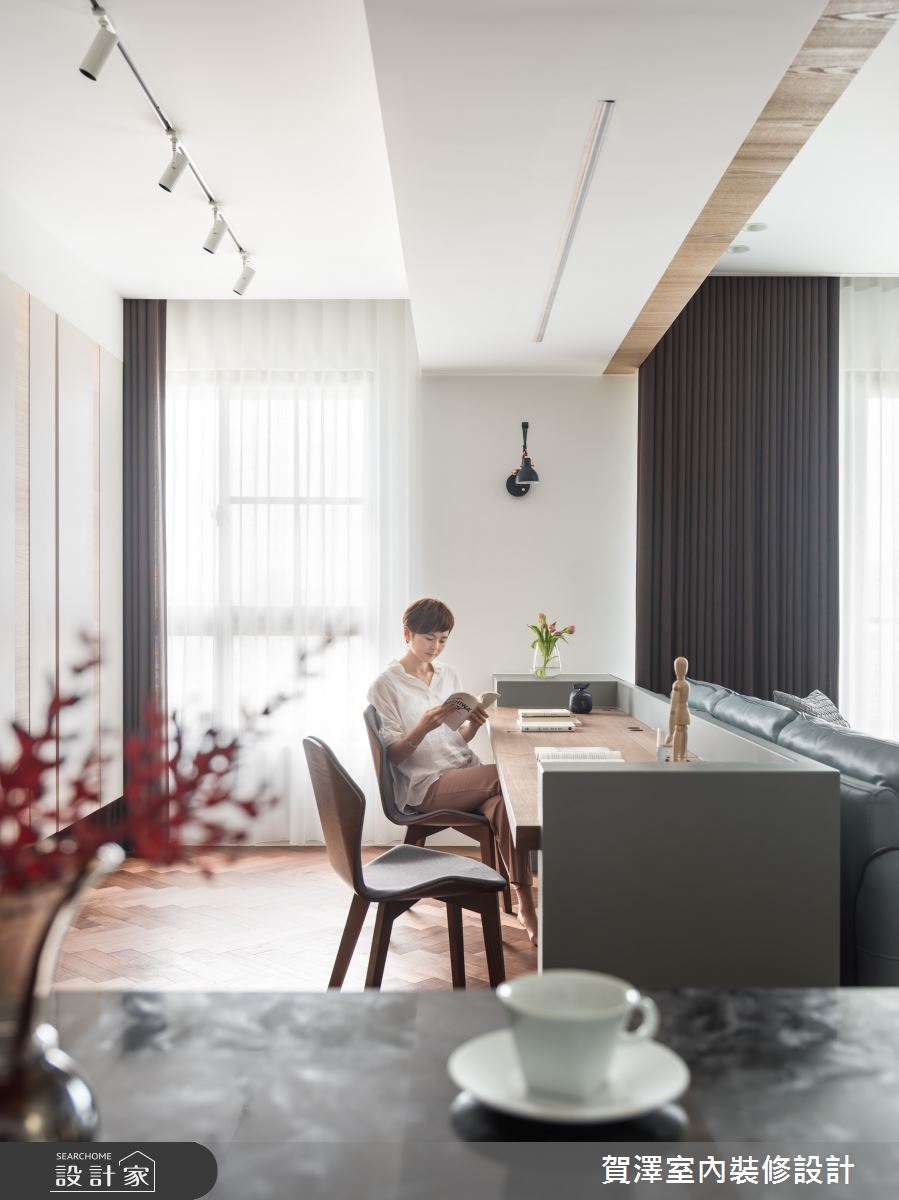 67坪新成屋(5年以下)＿混搭風書房案例圖片＿賀澤室內設計＿賀澤_45之18