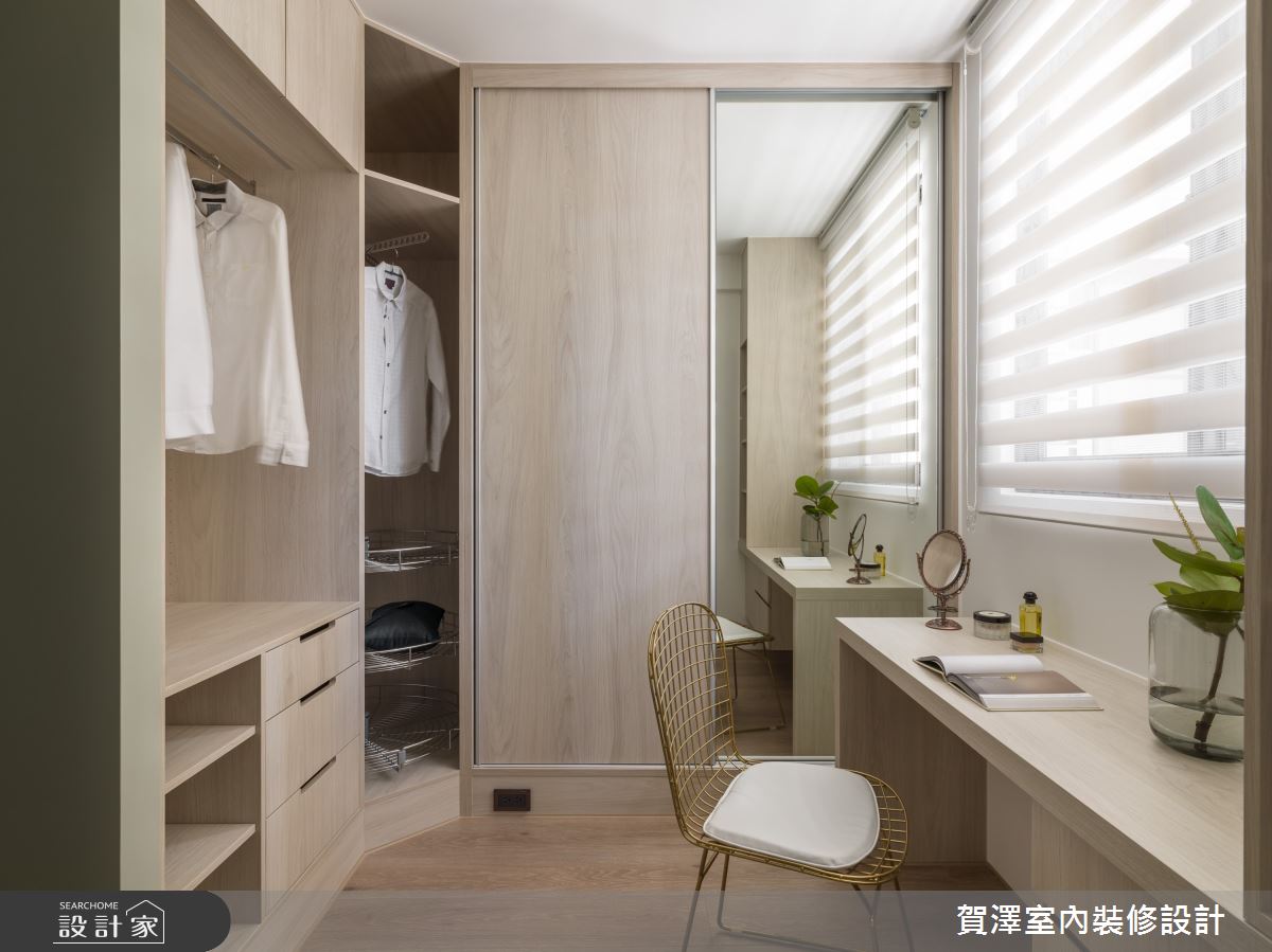 67坪新成屋(5年以下)＿混搭風更衣間案例圖片＿賀澤室內設計＿賀澤_45之23