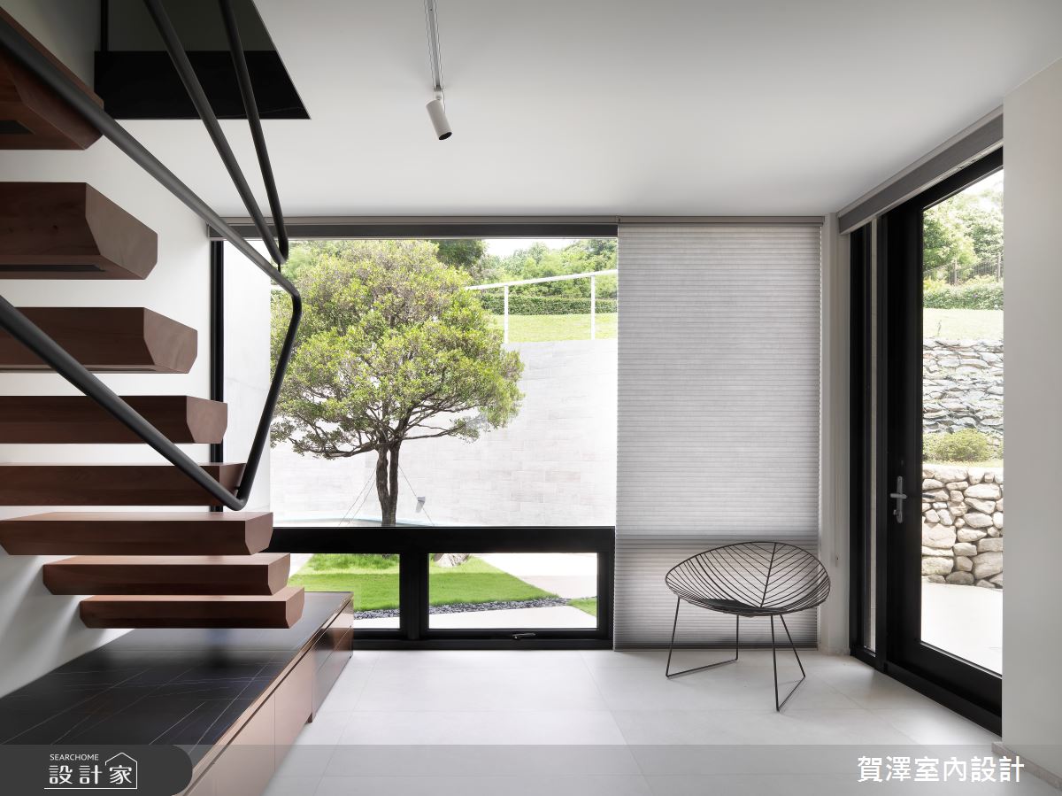 115坪新成屋(5年以下)＿現代風樓梯案例圖片＿賀澤室內設計＿賀澤_46之19
