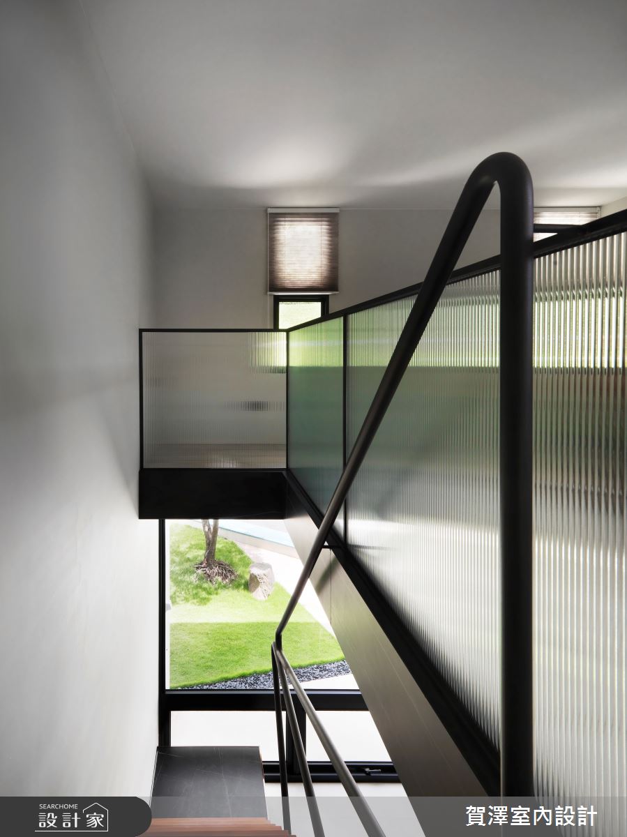 115坪新成屋(5年以下)＿現代風樓梯案例圖片＿賀澤室內設計＿賀澤_46之21