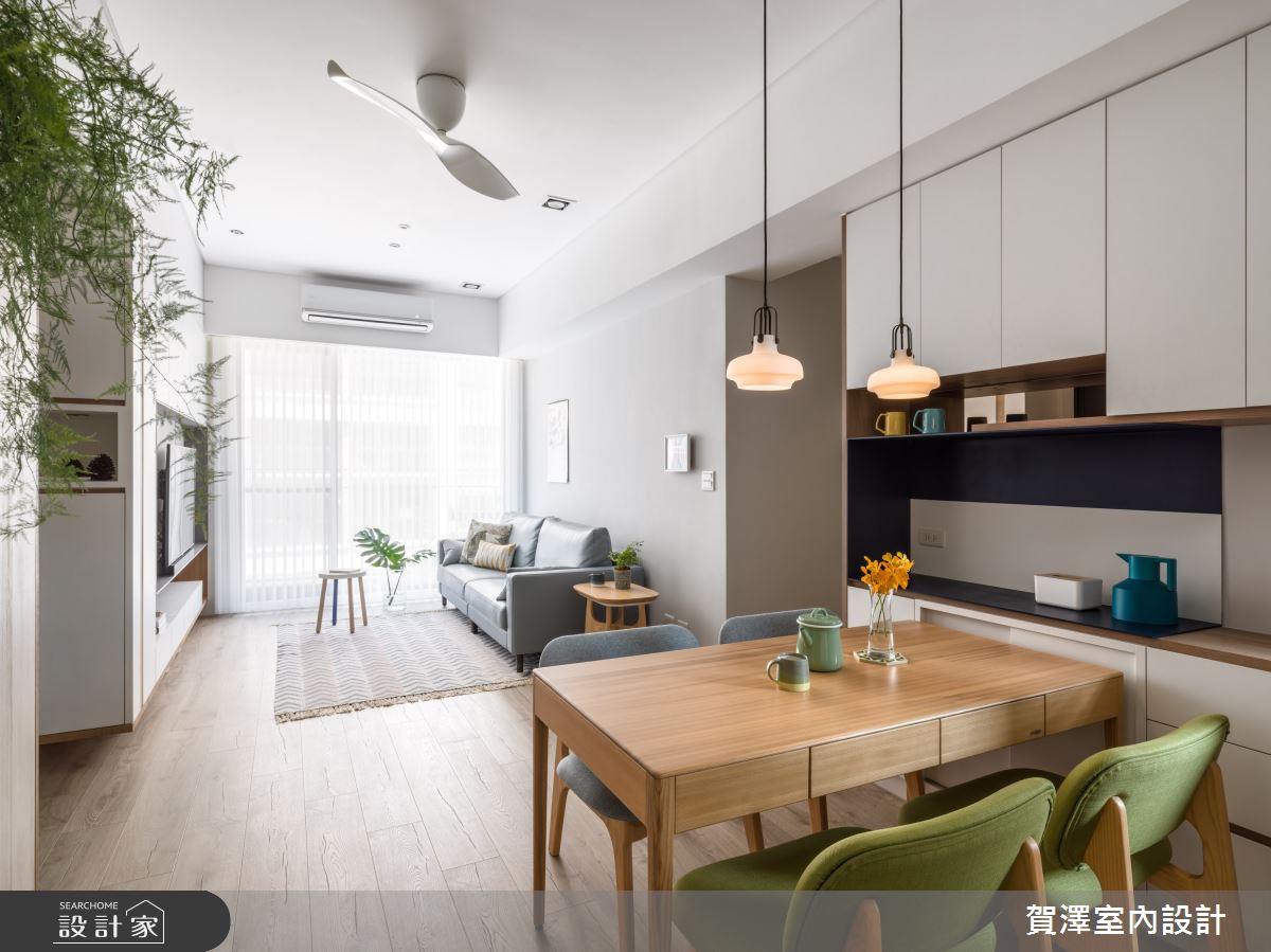 24坪新成屋(5年以下)＿混搭風客廳餐廳案例圖片＿賀澤室內設計＿賀澤_47之10