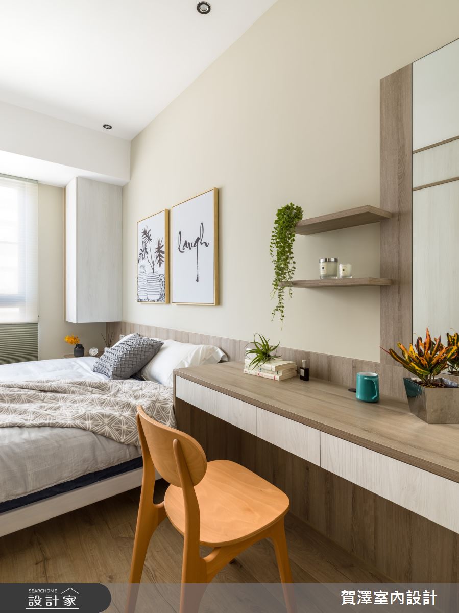 24坪新成屋(5年以下)＿混搭風臥室案例圖片＿賀澤室內設計＿賀澤_47之18