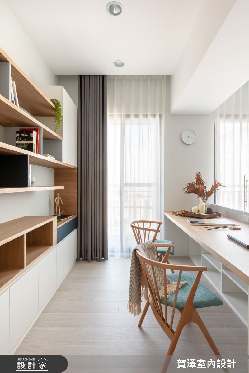 新成屋(5年以下)＿混搭風書房案例圖片＿賀澤室內設計＿賀澤_49之15