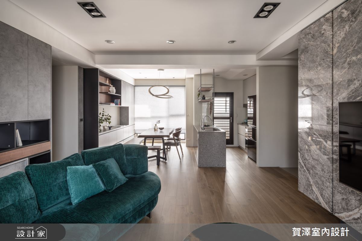 26坪新成屋(5年以下)＿混搭風客廳案例圖片＿賀澤室內設計＿賀澤_50之9