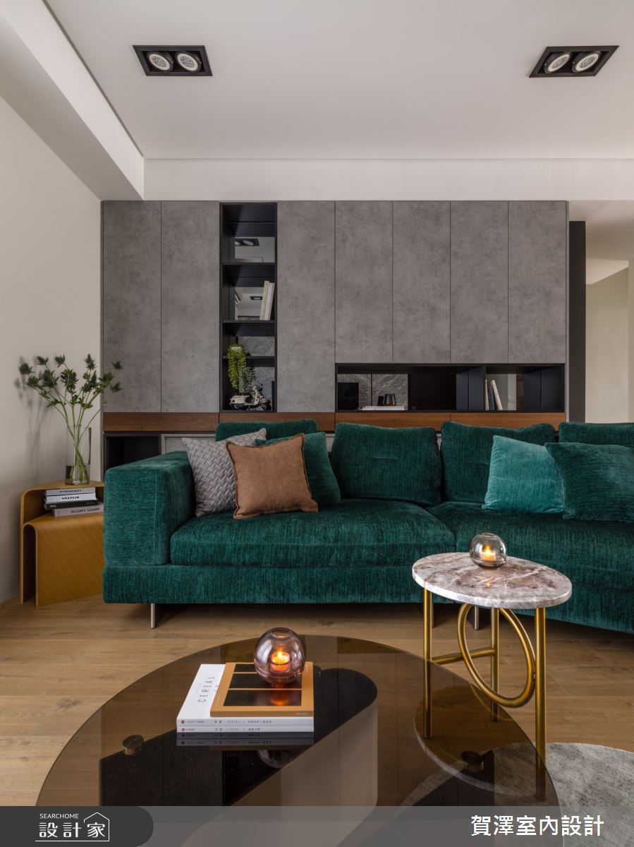 26坪新成屋(5年以下)＿混搭風客廳案例圖片＿賀澤室內設計＿賀澤_50之8