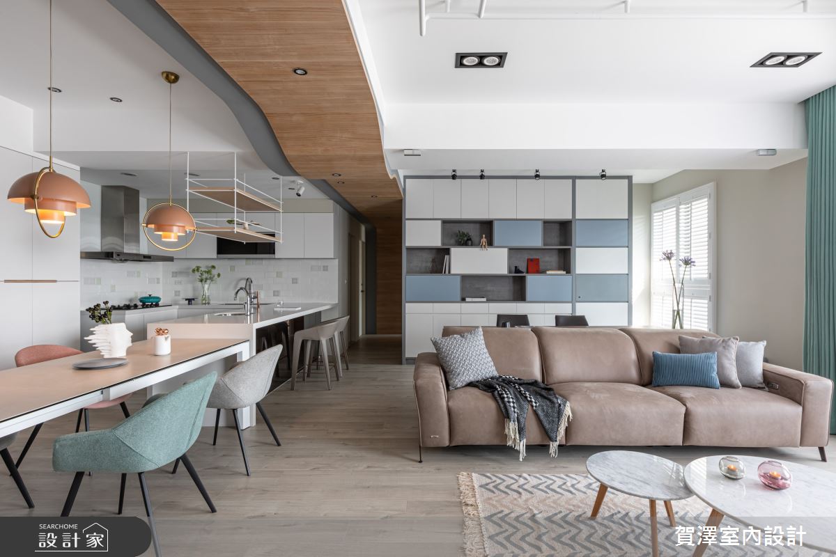 40坪新成屋(5年以下)＿北歐風客廳餐廳案例圖片＿賀澤室內設計＿賀澤_52之5