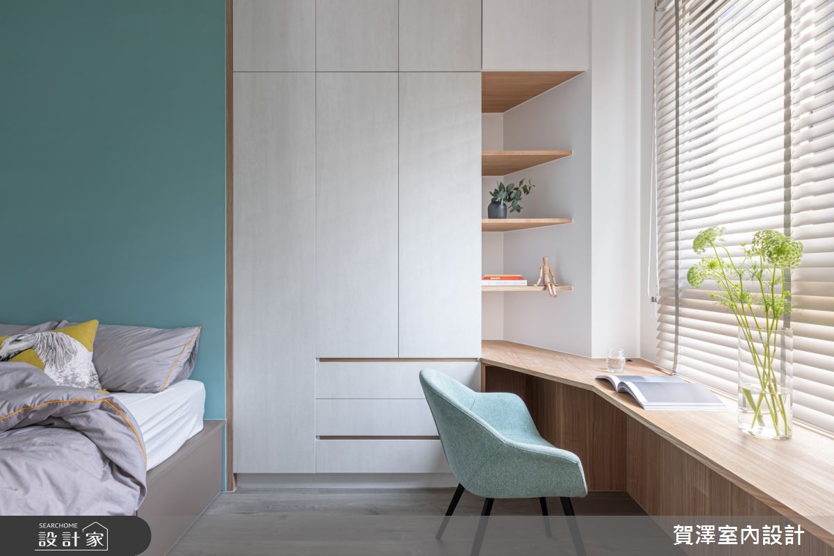 40坪新成屋(5年以下)＿北歐風臥室案例圖片＿賀澤室內設計＿賀澤_52之20