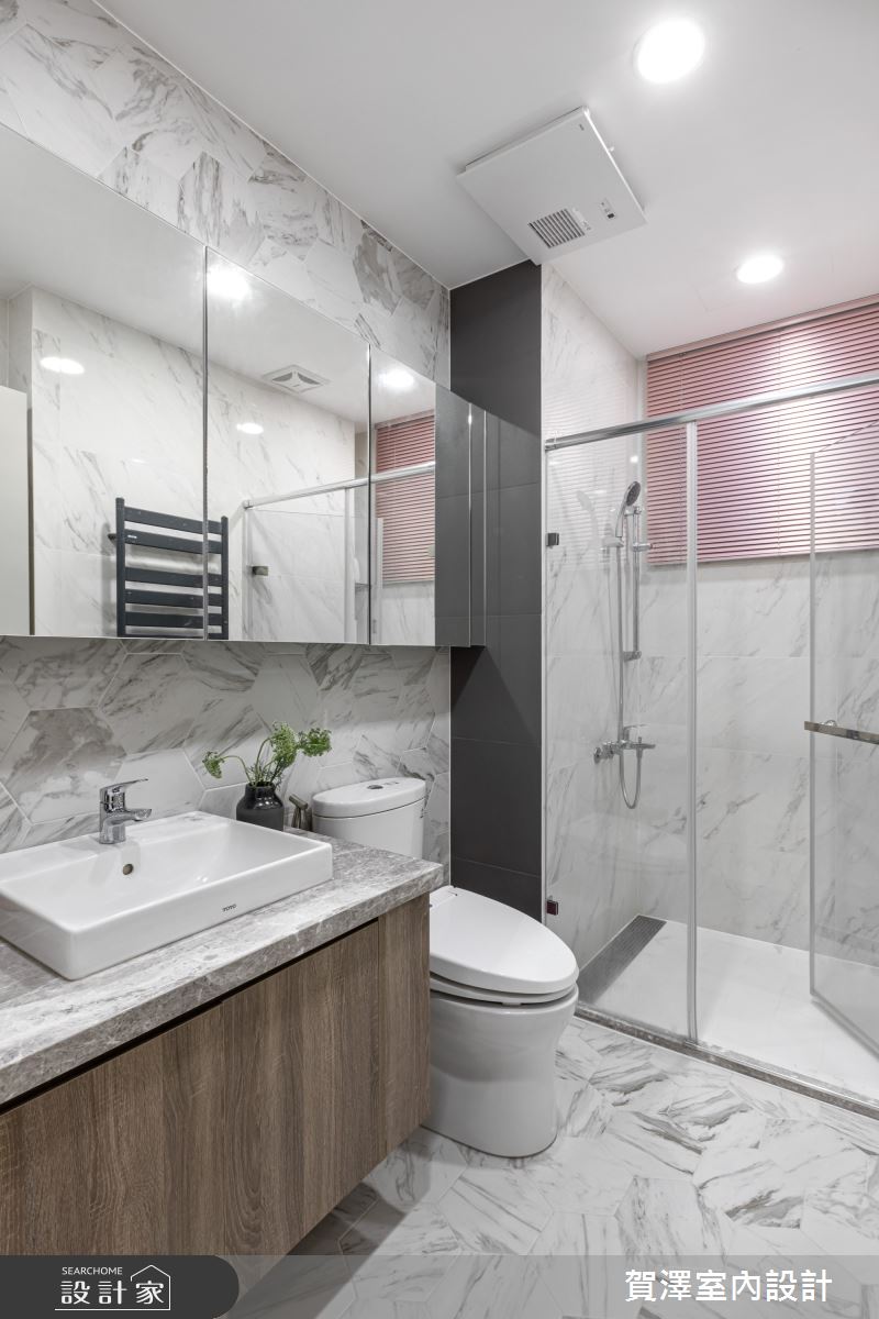 40坪新成屋(5年以下)＿北歐風浴室案例圖片＿賀澤室內設計＿賀澤_52之24