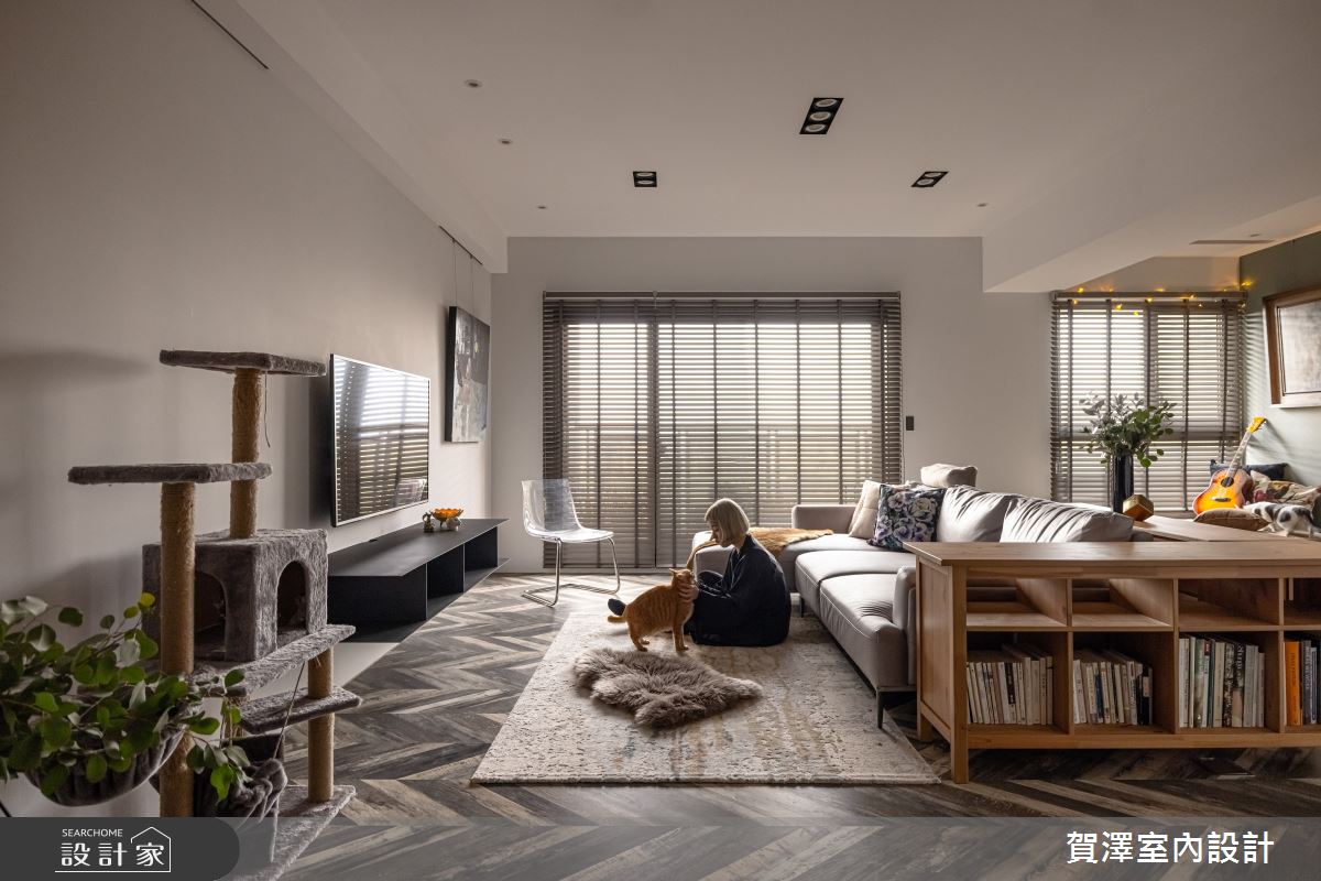 35坪新成屋(5年以下)＿混搭風客廳案例圖片＿賀澤室內設計＿賀澤_54之5