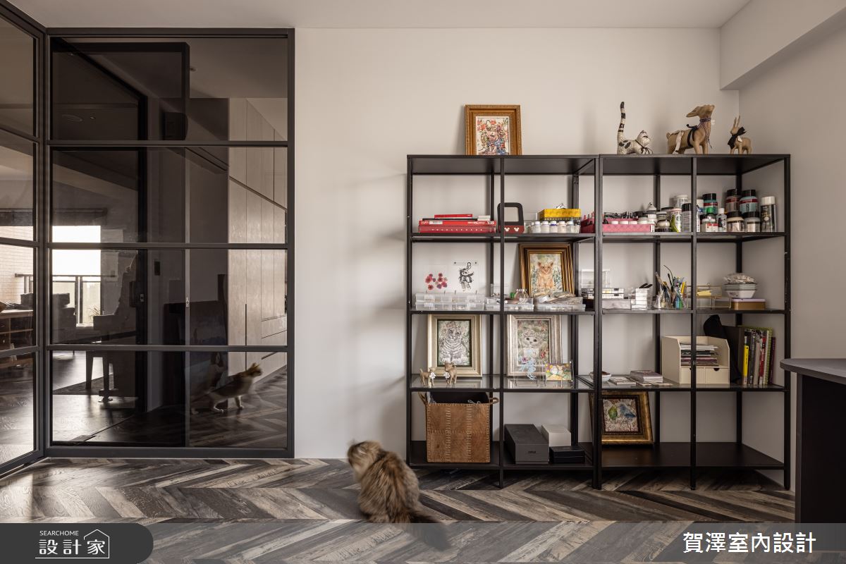 35坪新成屋(5年以下)＿混搭風走廊案例圖片＿賀澤室內設計＿賀澤_54之15