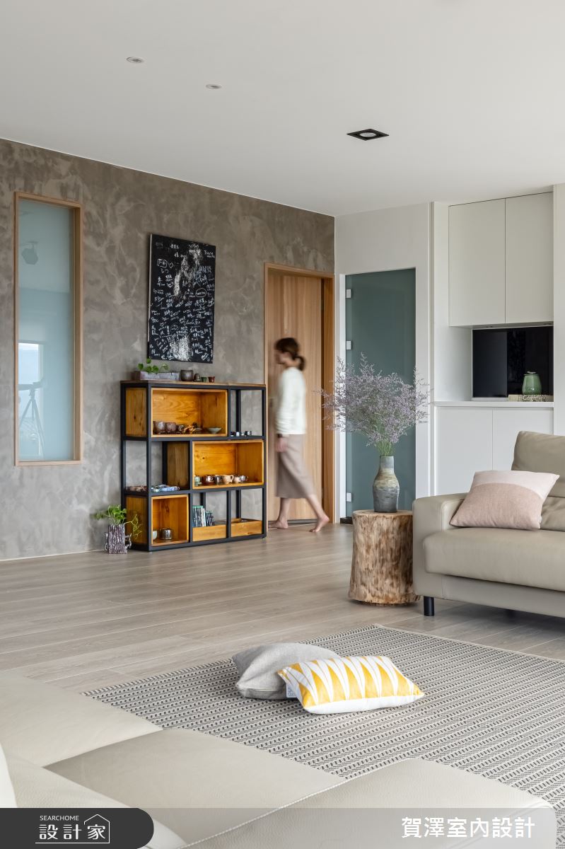 中古屋(5~15年)＿混搭風客廳案例圖片＿賀澤室內設計＿賀澤_55之8