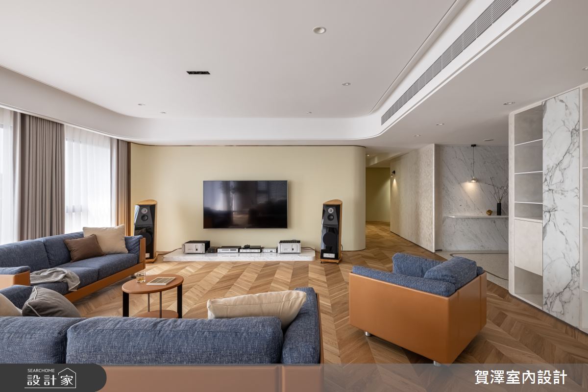 77坪中古屋(5~15年)＿北歐風客廳案例圖片＿賀澤室內設計＿賀澤_56之8