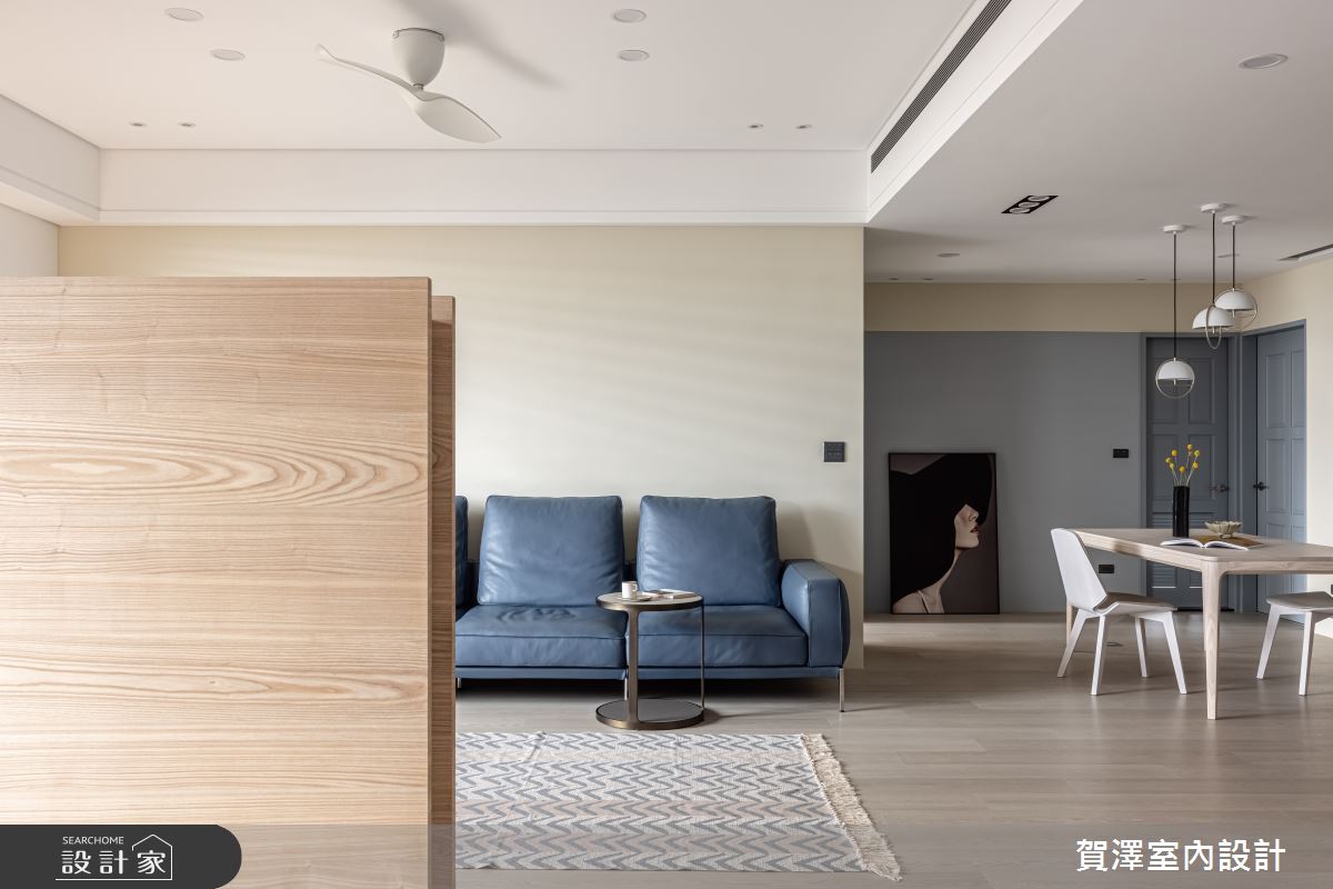 40坪中古屋(5~15年)＿北歐風客廳餐廳臥榻案例圖片＿賀澤室內設計＿賀澤_57之10
