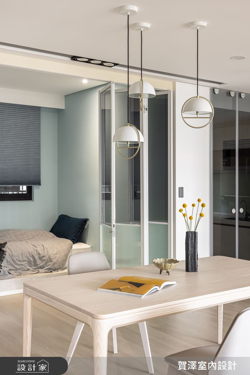 40坪中古屋(5~15年)＿北歐風餐廳臥室多功能室案例圖片＿賀澤室內設計＿賀澤_57之26