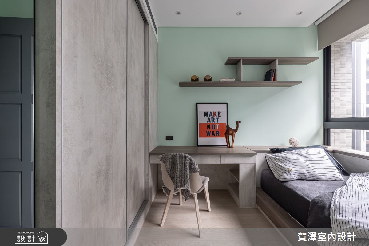 40坪中古屋(5~15年)＿北歐風臥室案例圖片＿賀澤室內設計＿賀澤_57之31