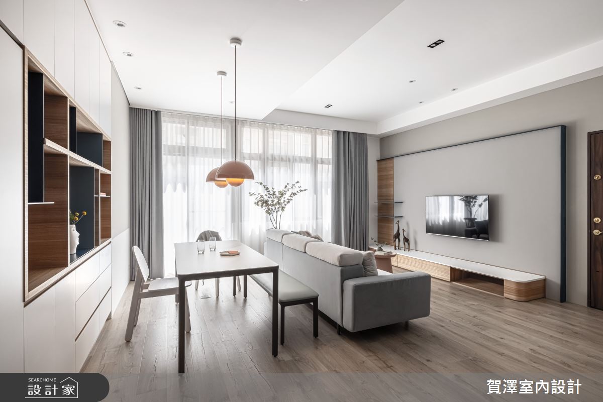 36坪老屋(16~30年)＿混搭風客廳餐廳案例圖片＿賀澤室內設計＿賀澤_58之3