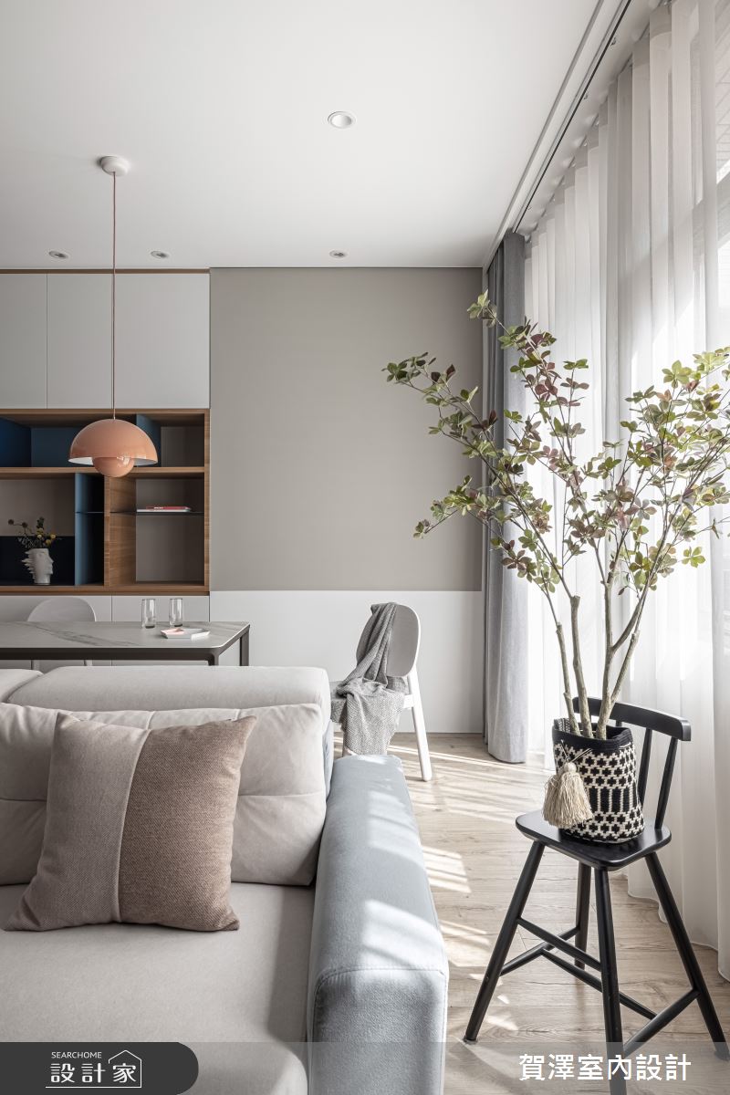 36坪老屋(16~30年)＿混搭風客廳案例圖片＿賀澤室內設計＿賀澤_58之4