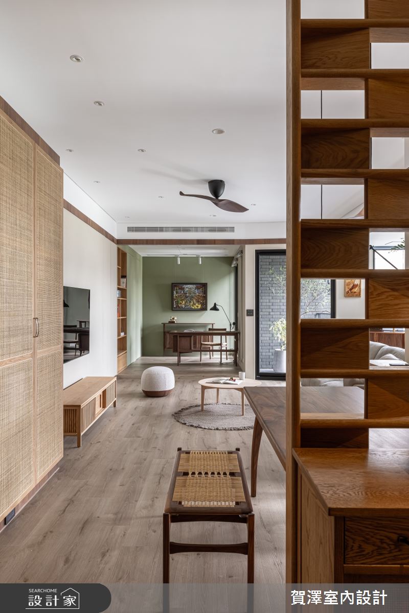 28坪新成屋(5年以下)＿日式無印風客廳餐廳走廊案例圖片＿賀澤室內設計＿賀澤_59之12