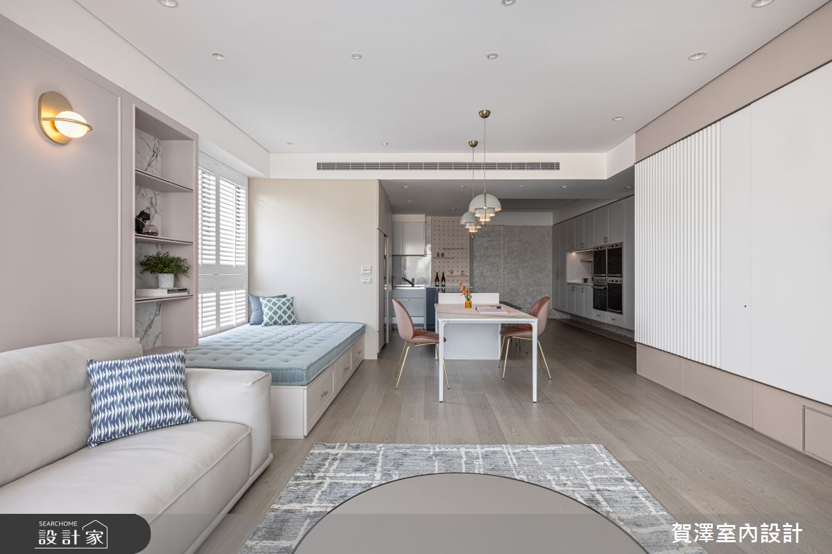 60坪新成屋(5年以下)＿現代風客廳案例圖片＿賀澤室內設計＿賀澤_61之12