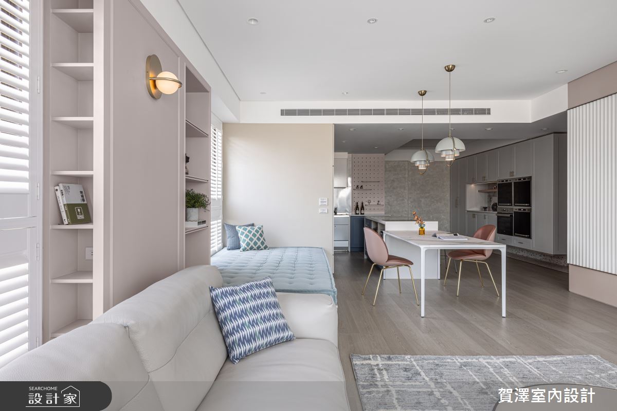 60坪新成屋(5年以下)＿現代風客廳案例圖片＿賀澤室內設計＿賀澤_61之14