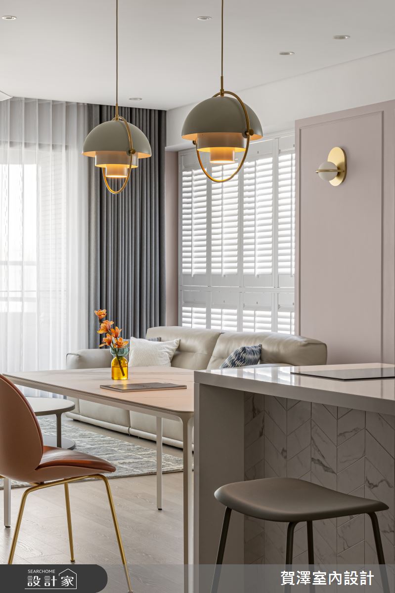 60坪新成屋(5年以下)＿現代風餐廳案例圖片＿賀澤室內設計＿賀澤_61之16