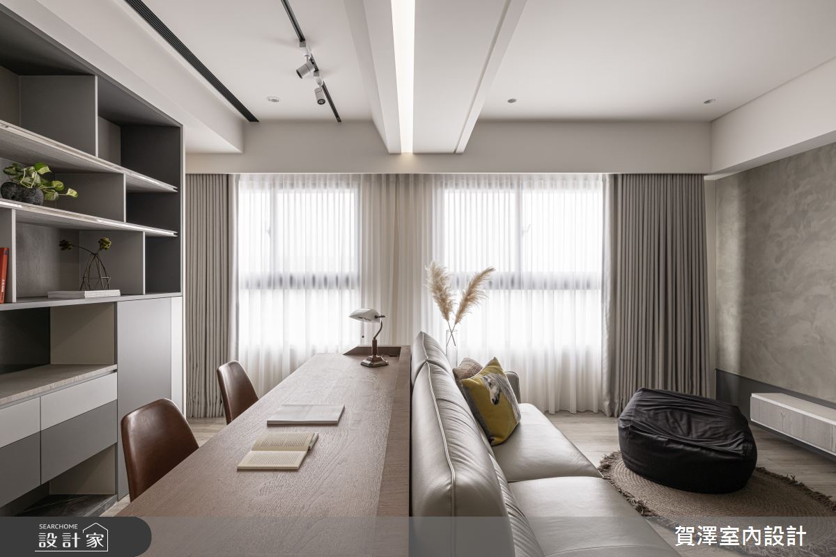 23坪新成屋(5年以下)＿現代風客廳案例圖片＿賀澤室內設計＿賀澤_62之12