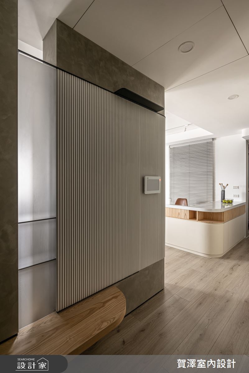 18坪新成屋(5年以下)＿日式無印風玄關案例圖片＿賀澤室內設計＿賀澤_63之1