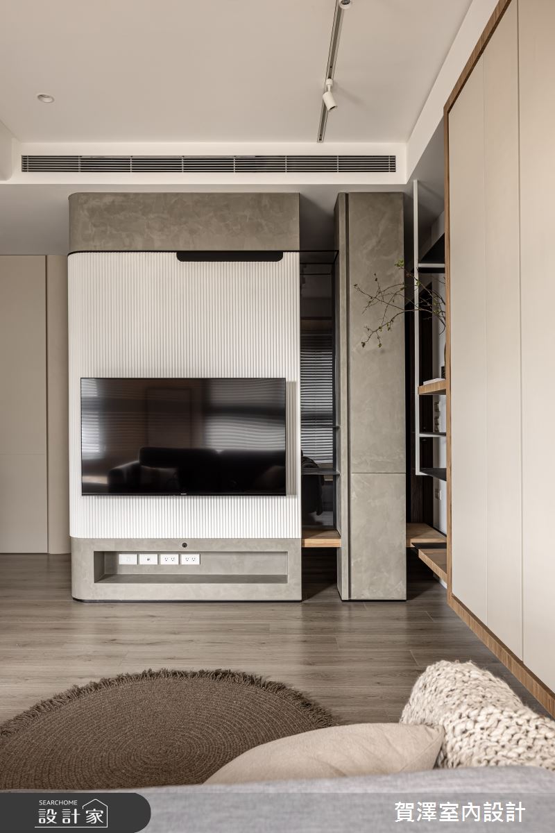 18坪新成屋(5年以下)＿日式無印風客廳案例圖片＿賀澤室內設計＿賀澤_63之8