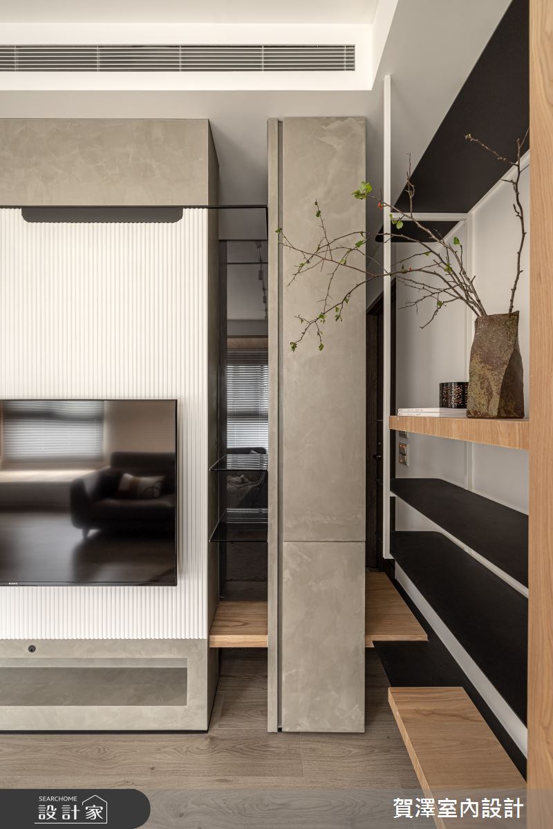 18坪新成屋(5年以下)＿日式無印風客廳案例圖片＿賀澤室內設計＿賀澤_63之9