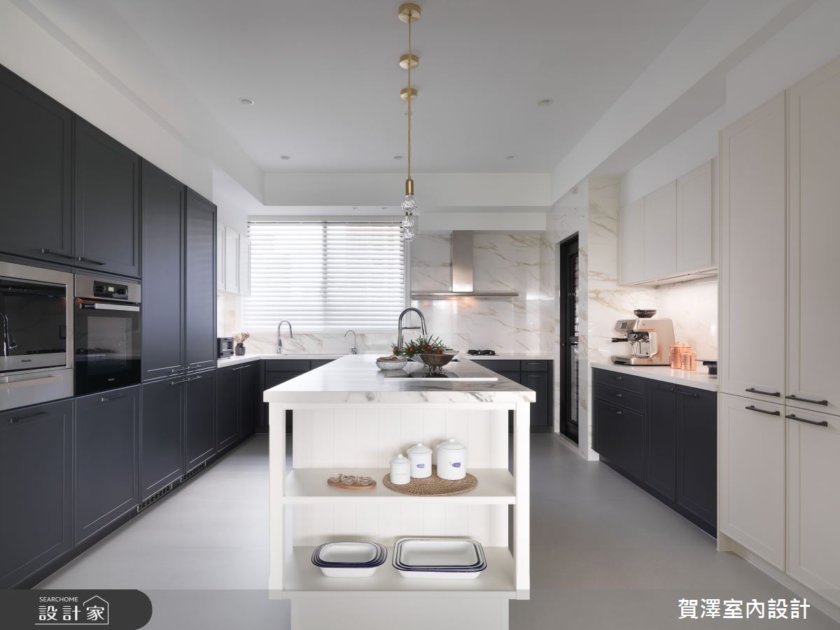 146坪中古屋(5~15年)＿現代風廚房中島案例圖片＿賀澤室內設計＿賀澤_64之20