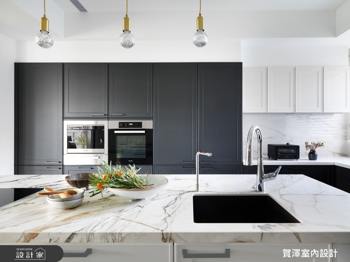 146坪中古屋(5~15年)＿現代風廚房中島案例圖片＿賀澤室內設計＿賀澤_64之23