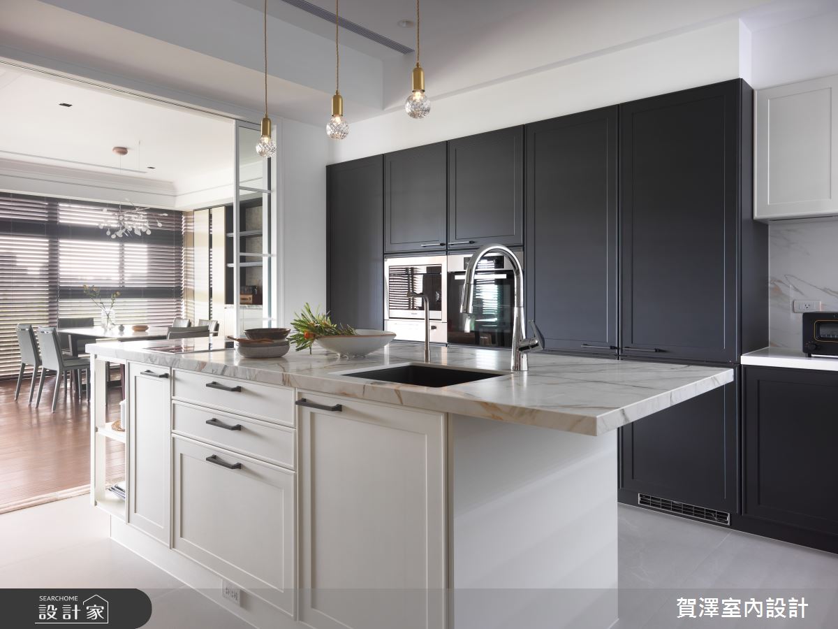 146坪中古屋(5~15年)＿現代風廚房中島案例圖片＿賀澤室內設計＿賀澤_64之21