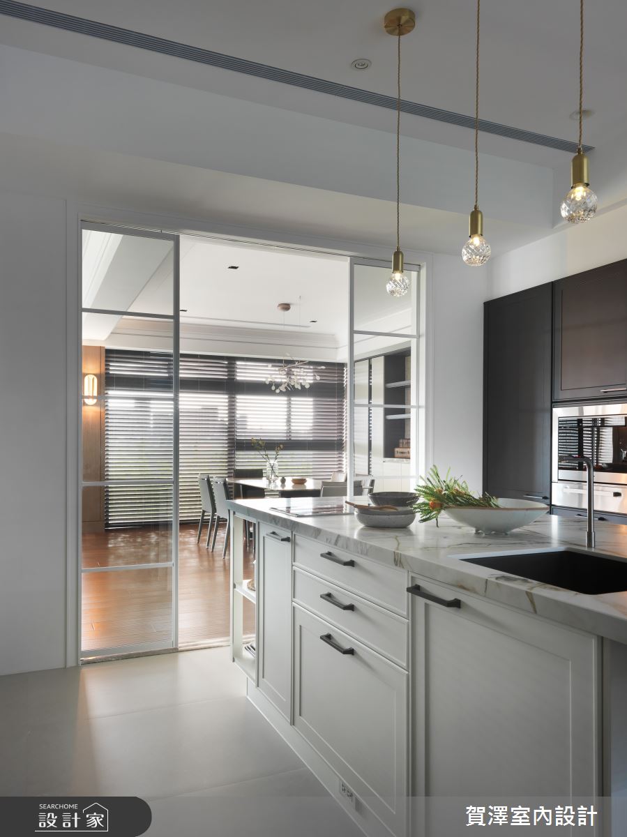 146坪中古屋(5~15年)＿現代風廚房中島案例圖片＿賀澤室內設計＿賀澤_64之22