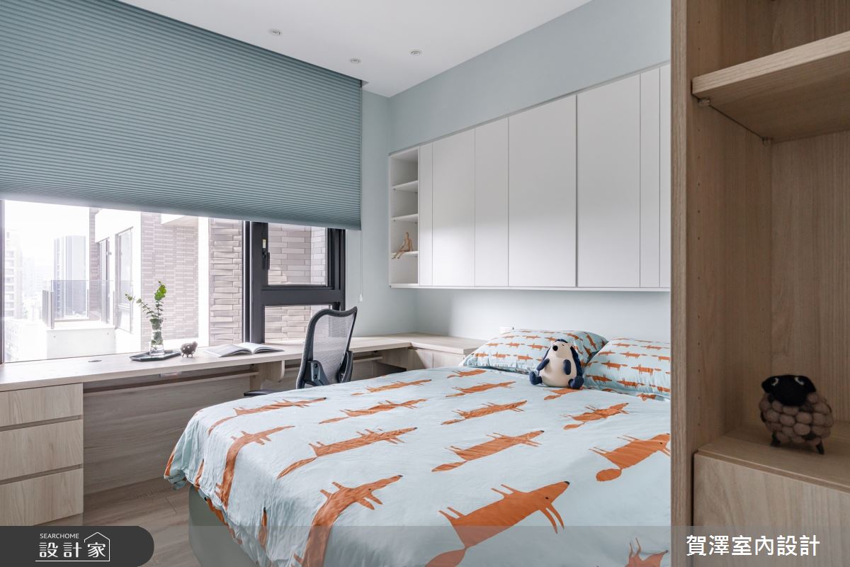 65坪新成屋(5年以下)＿日式無印風臥室案例圖片＿賀澤室內設計＿賀澤_65之12