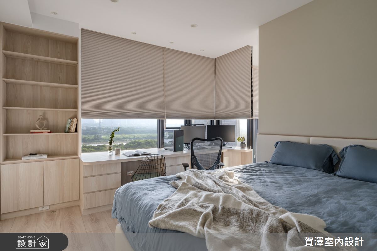 65坪新成屋(5年以下)＿日式無印風臥室案例圖片＿賀澤室內設計＿賀澤_65之10