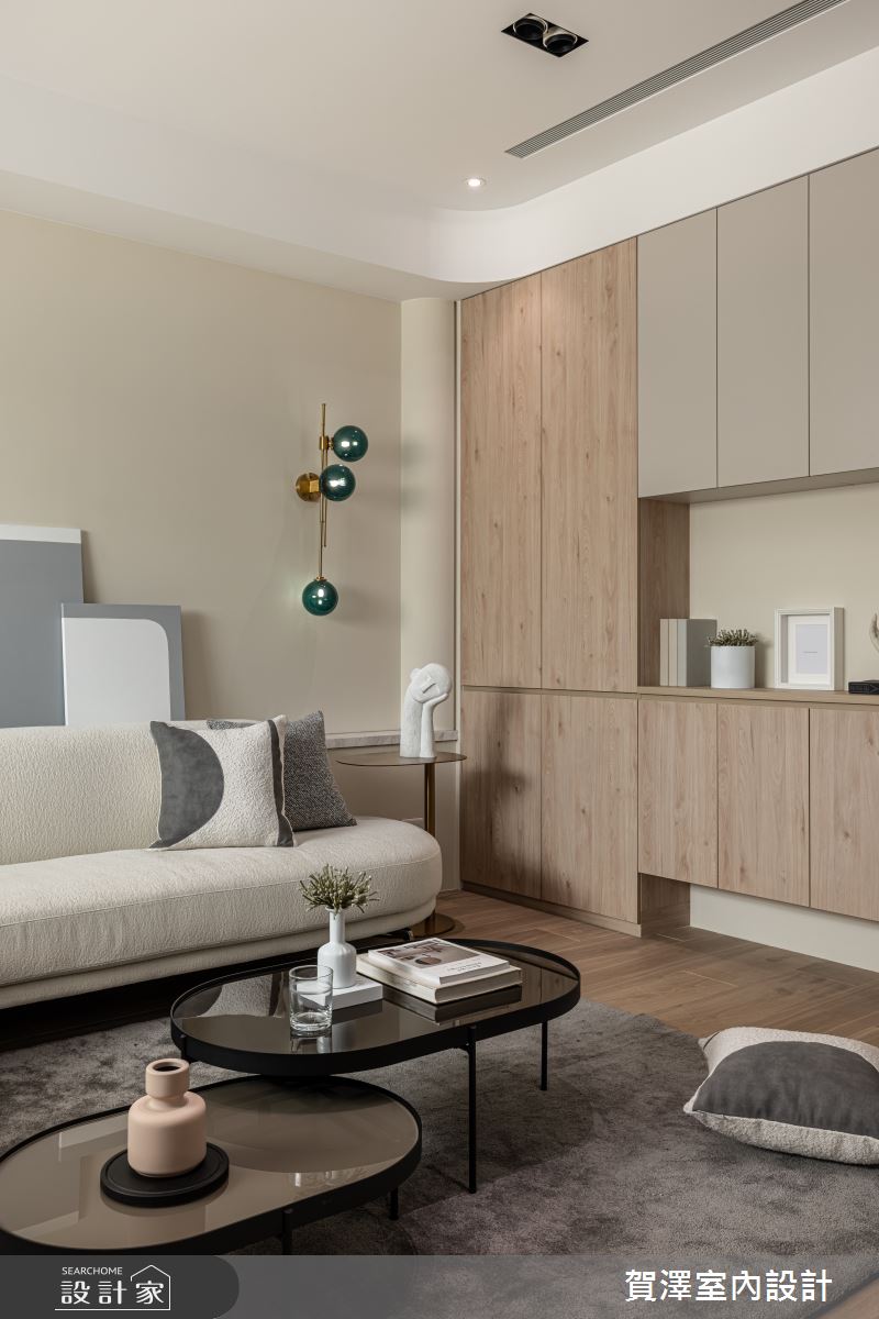 110坪新成屋(5年以下)＿混搭風客廳案例圖片＿賀澤室內設計＿賀澤_66之3