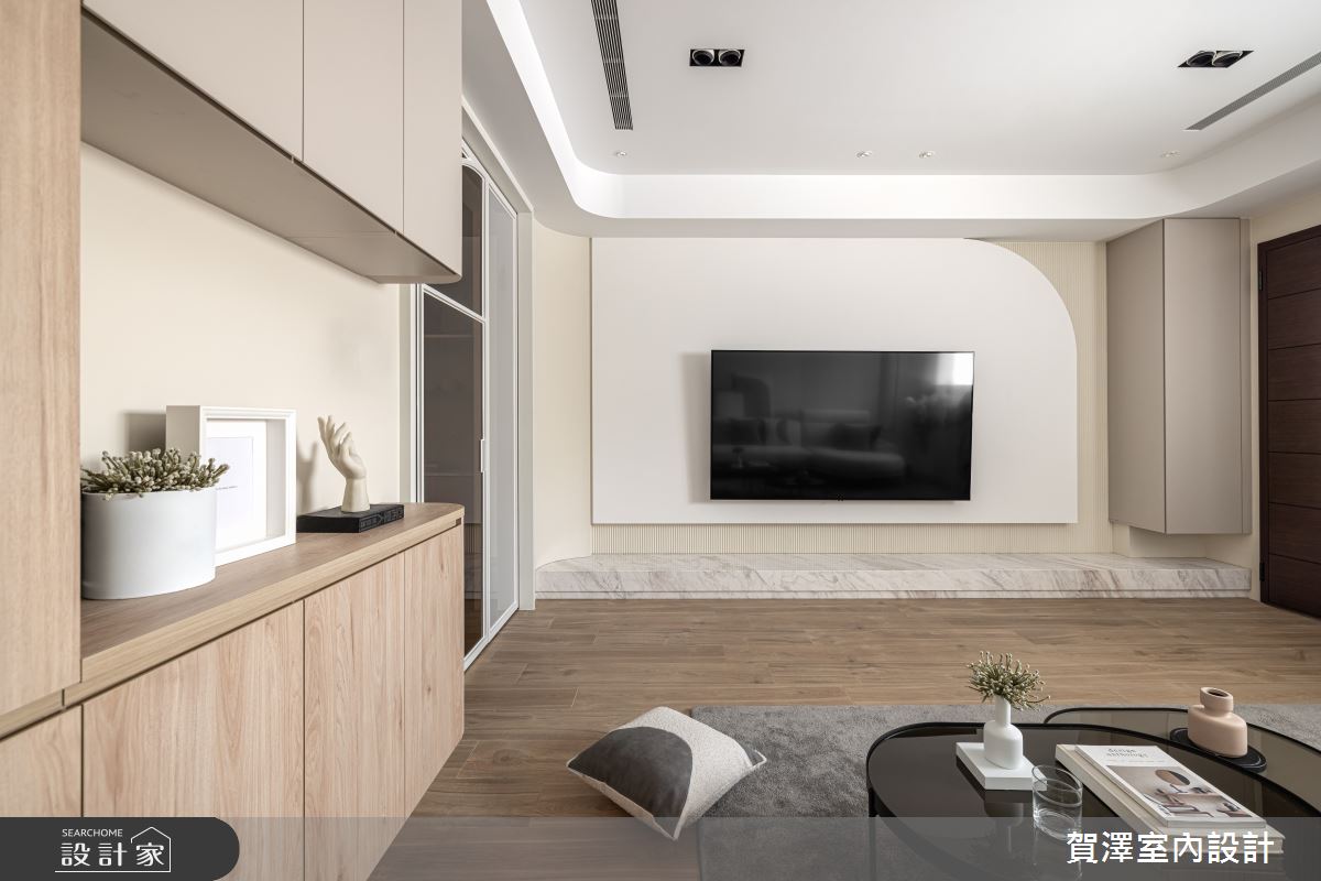 110坪新成屋(5年以下)＿混搭風客廳案例圖片＿賀澤室內設計＿賀澤_66之1