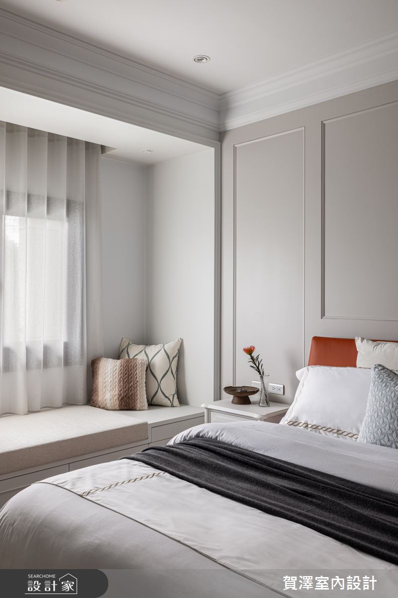 110坪新成屋(5年以下)＿混搭風臥室臥榻案例圖片＿賀澤室內設計＿賀澤_66之17